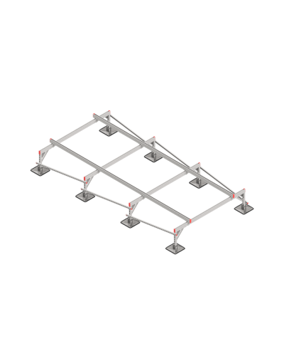 Опорная конструкция для установки оборудования TECHNORAPTOR STEELFOOT 2000х4000 HD КМ-профиль (KM-TR-STF-SSEI-2000-4000 HD) в Благовещенске Системы видеонаблюдения Pintop.ru