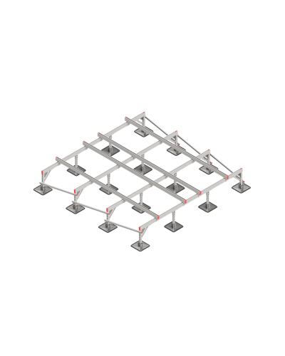 Опорная конструкция для установки оборудования TECHNORAPTOR STEELFOOT 3000х3000 КМ-профиль (KM-TR-STF-SSEI-3000-3000) в Благовещенске Системы видеонаблюдения Pintop.ru