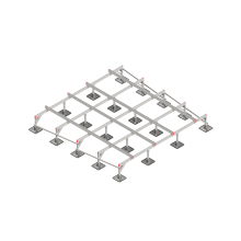 Опорная конструкция для установки оборудования TECHNORAPTOR STEELFOOT 3500х3500 КМ-профиль (KM-TR-STF-SSEI-3500-3500)