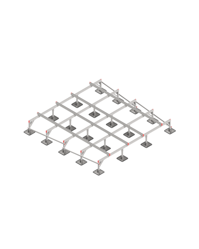 Опорная конструкция для установки оборудования TECHNORAPTOR STEELFOOT 3500х3500 КМ-профиль (KM-TR-STF-SSEI-3500-3500) в Благовещенске Системы видеонаблюдения Pintop.ru