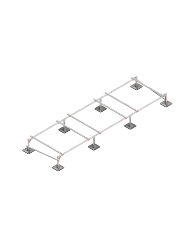 Опорная конструкция для установки оборудования TECHNORAPTOR STEELFOOT 5000х1500 HD КМ-профиль (KM-TR-STF-SSEI-5000-1500 HD) в Благовещенске Системы видеонаблюдения Pintop.ru