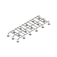 Опорная конструкция для установки оборудования TECHNORAPTOR STEELFOOT 6000х2000 HD КМ-профиль (KM-TR-STF-SSEI-6000-2000 HD)