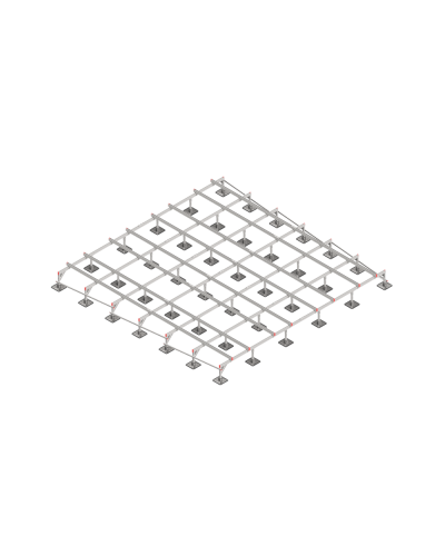 Опорная конструкция для установки оборудования TECHNORAPTOR STEELFOOT 6000х6000 КМ-профиль (KM-TR-STF-SSEI-6000-6000) в Благовещенске Системы видеонаблюдения Pintop.ru