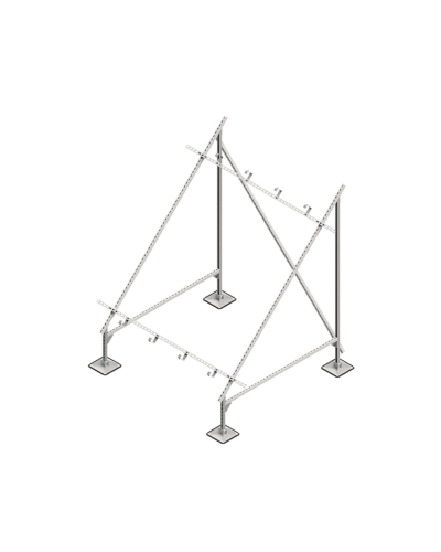 Опорная конструкция для установки солнечной панели/коллектора TECHNORAPTOR STEELFOOT КМ-профиль (KM-TR-STF-SSfSPI-C) в Благовещенске Системы видеонаблюдения Pintop.ru