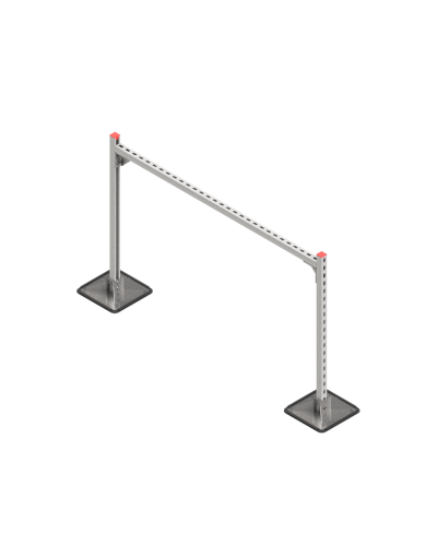 Опорная конструкция для горизонтальных прямоугольных воздуховодов и металлических лотков кабеленесущих систем TECHNORAPTOR STEELFOOT 1500х1000 HD КМ-профиль (KM-TR-STF-SSHRAD-1500-1000 HD) в Благовещенске Системы видеонаблюдения Pintop.ru