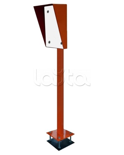 Стойка для считывателя Аякс 300х400 мм, оранжевая, Базовая, прямая в Благовещенске Дополнительное оборудование для СКУД Pintop.ru