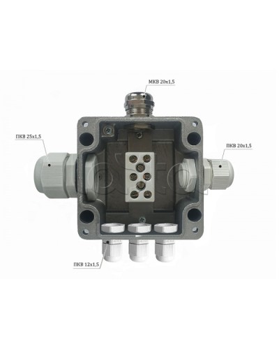 Металлическая коробка соединительная Магнито-контакт МКС 2ВК «МОРОЗ» с датчиком вскрытия корпуса (тампером), IP66/IP68 в Благовещенске Распределительные коробки Pintop.ru