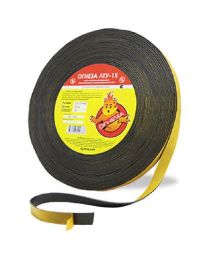 Лента термоуплотнительная Огнеза ОГНЕЗА-ЛТУ 2*15 мм., рулон 25 пог.м. в Благовещенске Дополнительное оборудование пожаротушения Pintop.ru