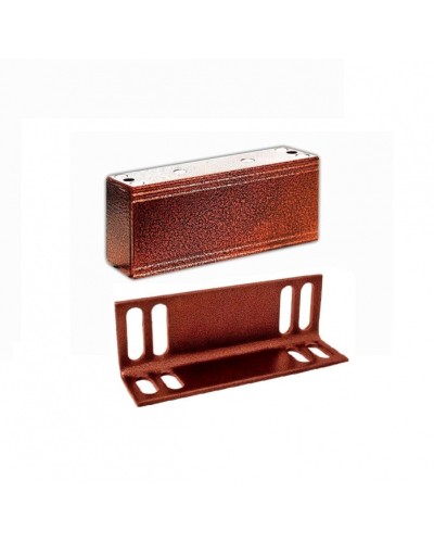 Замок электромагнитный Олевс М1-200 с уголком медный антик в Благовещенске Электромагнитные замки Pintop.ru