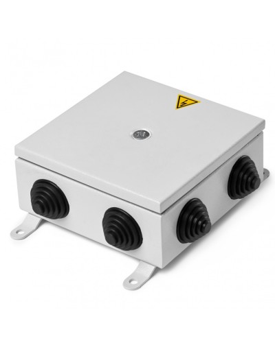 Коробка монтажная огнестойкая металлическая герметичная КМОМГ (12к х 10мм) 200х200х60 IP 66 (6 вводов) ПожТехКабель (076-553) в Благовещенске Распределительные коробки Pintop.ru