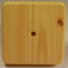 Коробка распаячная, с винтом, 100x100x20 (50 шт/уп) ПожТехКабель 030-009