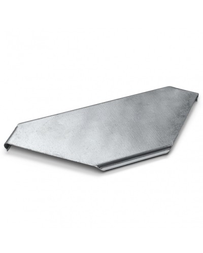 Крышка плоского угла 45° 150x15 (0,7) ПожТехКабель (550-003) в Благовещенске Аксессуары для лотков Pintop.ru