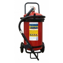 Огнетушитель ПОЖТЕХНИКА ОВП-40(з) МИГ зимний (ФторПАВ) на съемн.тележке с перекр. стволом (баллон 50 л, ОТВ 40 л)