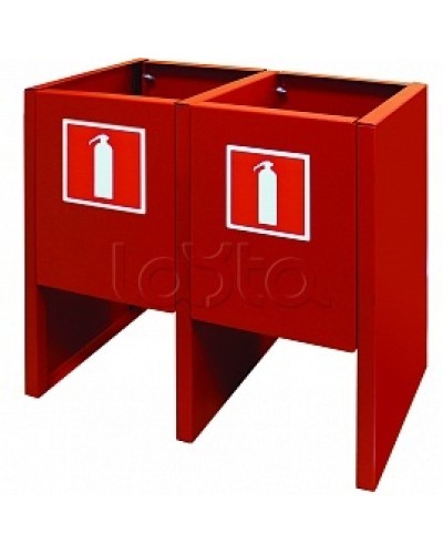 Подставка ПОЖТЕХНИКА Подставка под 2 огнетушителя ПРЕСТИЖ-К в Благовещенске Аксессуары для огнетушителей Pintop.ru