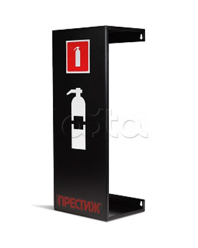 Подставка настенная под огнетушитель ПРЕСТИЖ черная ПОЖТЕХНИКА в Благовещенске Аксессуары для огнетушителей Pintop.ru