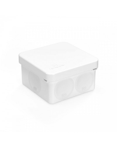 Коробка распред. для прям. монтажа двухкомп. безгал. (HF) белая 70х70х40 (150шт/кор) Промрукав (60-0200-9003) в Благовещенске Распределительные коробки Pintop.ru