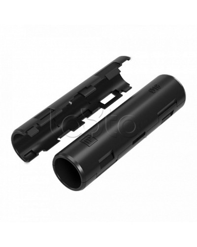 Муфта разборная d16 мм атмосферостойкая черная (100шт/1200шт уп/кор) Промрукав (PR13.0413) в Благовещенске Повороты, муфты, тройники Pintop.ru