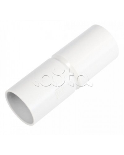 Патрубок-муфта белая д50 (12шт/144шт уп/кор) Промрукав (PR.01750б) в Благовещенске Повороты, муфты, тройники Pintop.ru