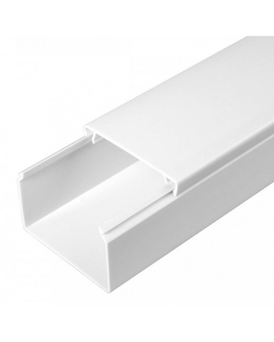 Кабель-канал белый 2-й замок в г/к 60х40 (40м/уп) Промрукав (PR.056040) в Благовещенске Кабель-канал Pintop.ru