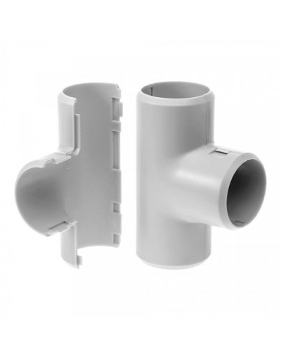 Тройник разборный д20 (50 шт/уп/) Промрукав PR.07320 в Благовещенске Повороты, муфты, тройники Pintop.ru