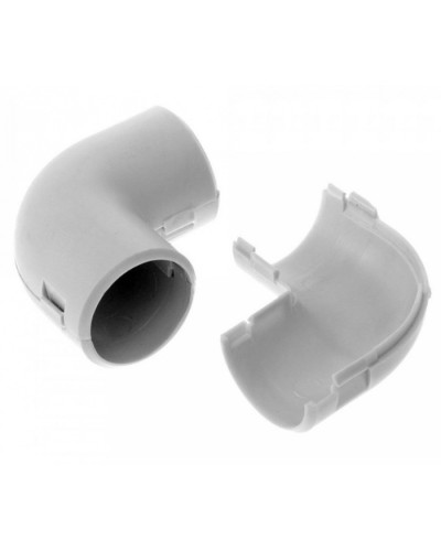 Соединитель угловой разборный д25 (5шт/300шт уп/кор) Промрукав (PR.07525м) в Благовещенске Повороты, муфты, тройники Pintop.ru