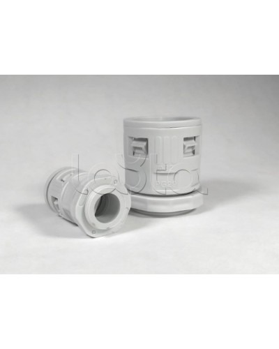 Муфта вводная для гофрированных труб серая ВМ-ГТ-32 Промрукав (PR08.3271) в Благовещенске Повороты, муфты, тройники Pintop.ru