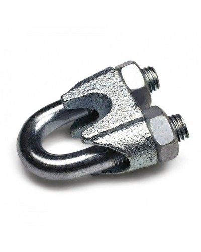 Зажим троса одинарный D4мм тип Слоник DIN 741 (100 шт/уп) Промрукав (PR08.3892) в Благовещенске Держатели, клипсы, скобы Pintop.ru