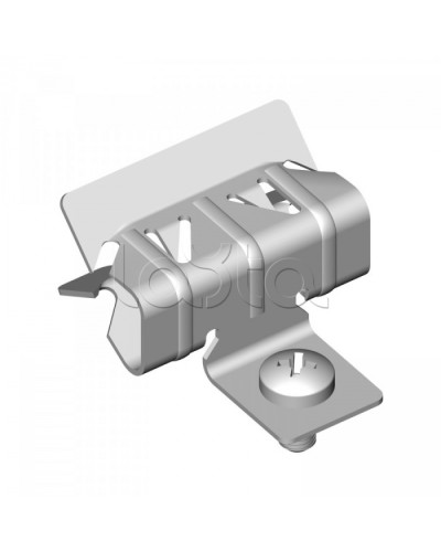Зажим балочный 15-20 мм с отгибом и винтом М6х9 Промрукав (PR08.5848) в Благовещенске Аксессуары для лотков Pintop.ru