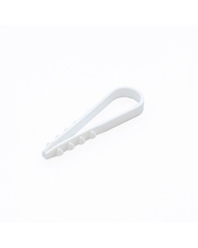 Дюбель-хомут для круглого кабеля d19-25 мм белый (10шт) Промрукав (PR08.6949) в Благовещенске Крепеж: Дюбели, шурупы, саморезы Pintop.ru