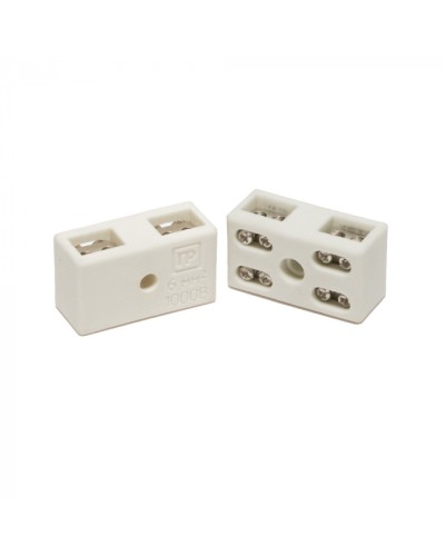 Клемма керам. латунь 6 мм² 2 пары на 8 контактов (5 шт/уп) Промрукав (PR08.7164) в Благовещенске Аксессуары для кабель-канала Pintop.ru