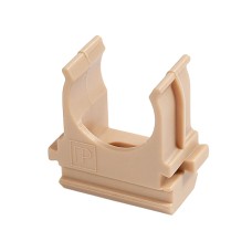 Крепёж-клипса для труб АБС-пластик сосна д25 (100шт/1000шт уп/кор) Промрукав (PR13.0050)