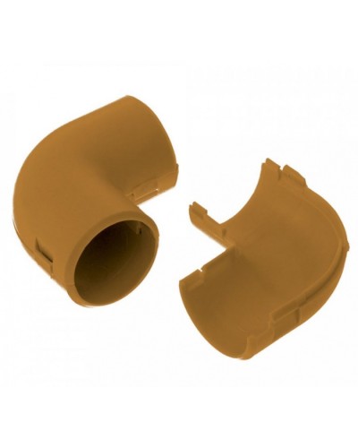 Соединитель угловой разборный бук д16 (5шт/700шт уп/кор) Промрукав (PR13.0247) в Благовещенске Повороты, муфты, тройники Pintop.ru