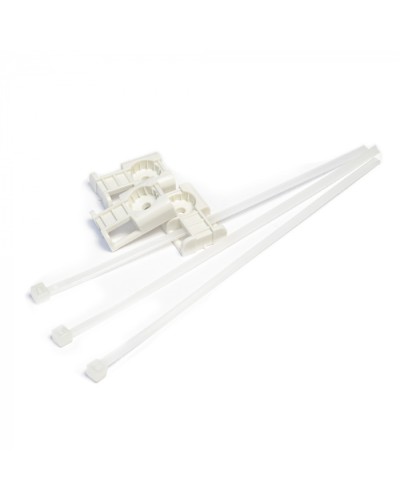 Комплекты крепления площадка для прямого монтажа белая со стяжкой 3,6х150 мм (100 шт) Промрукав (PR13.02514) в Благовещенске Аксессуары для кабель-канала Pintop.ru