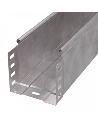 Лоток неперфорированный Стандарт HDZ 100х100х3000 (0,7 мм) (6 м/уп) Промрукав (PR16.1204) в Благовещенске Кабельные лотки Pintop.ru