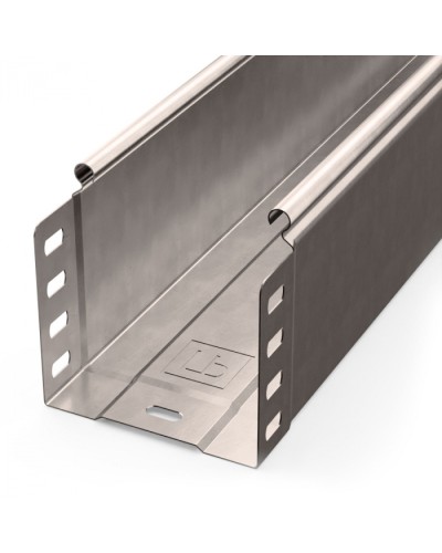 Лоток неперфорированный Стандарт INOX (AISI 409) 100х100х3000 (0,7 мм) (6 м/уп) Промрукав (PR16.2388) в Благовещенске Кабельные лотки Pintop.ru