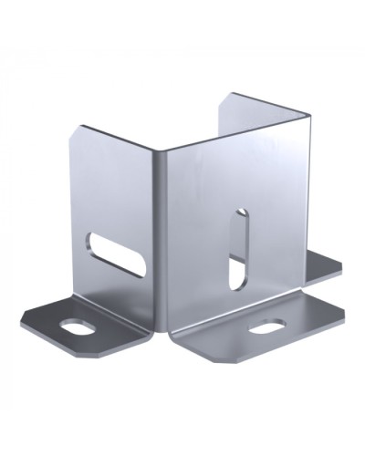 Универсальный ввод трассы лотков Стандарт INOX (AISI 316) 50х50 Промрукав (PR16.3695) в Благовещенске Аксессуары для лотков Pintop.ru