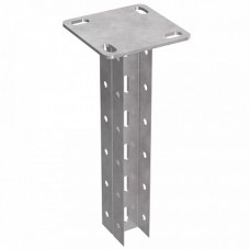 Стойка двойная потолочная 45х30х400 пятка 120х120 Промрукав (PR08.5147)