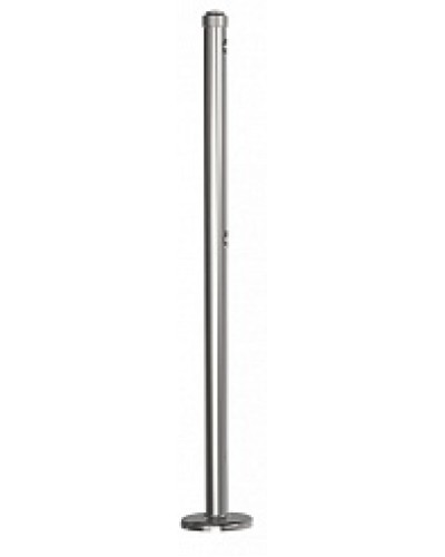 Стойка стационарная хромированная Ростов-Дон ОБ1/0-0 ХРОМ в Благовещенске Ограждения Pintop.ru