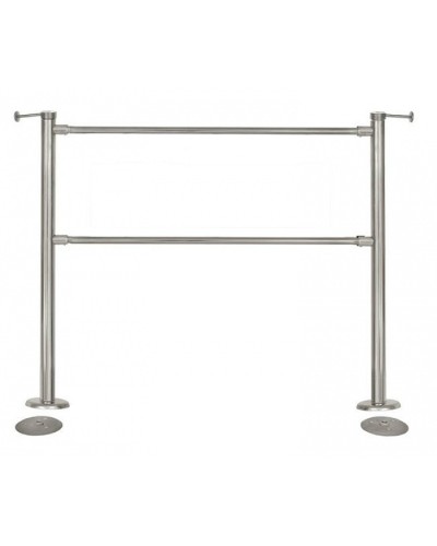 Стойка Ростов-Дон ОБ1/2-1 (Хром) в Благовещенске Ограждения Pintop.ru