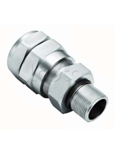 Кабельный ввод для бронированного кабеля с уплотнением внутренней оболочки кабеля резьбой G1/2, внешним диаметром кабеля D от 11 до 15 мм и проходным диаметром кабеля d= 6-10 мм Спектрон КВБ-15/10-М-G1/2 в Благовещенске Аксессуары для кабель-канала Pintop.r