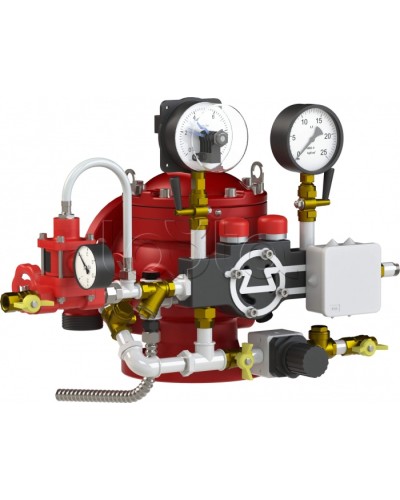 Узел управления спринклерный воздушный Спецавтоматика УУ-С100/1,6В3-ВФ.О4 в Благовещенске Устройства пуска водяного пожаротушения Pintop.ru