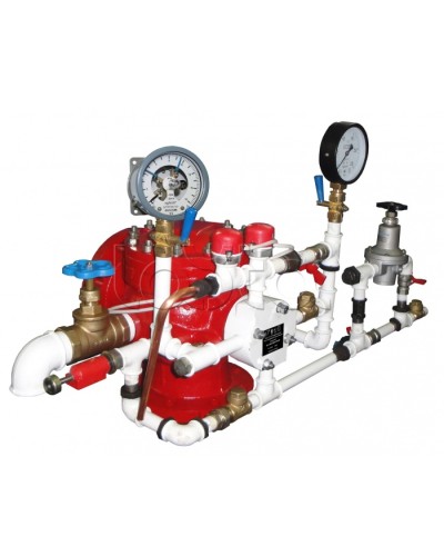 Узел управления спринклерный воздушный в комплекте с акселератором Спецавтоматика УУ-С100/1,6В3-ВФ.О4-01 в Благовещенске Устройства пуска водяного пожаротушения Pintop.ru