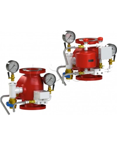 Узел управления спринклерный водозаполенный Спецавтоматика УУ-С80/1,6В-ВФ.О4- Шалтан в Благовещенске Устройства пуска водяного пожаротушения Pintop.ru