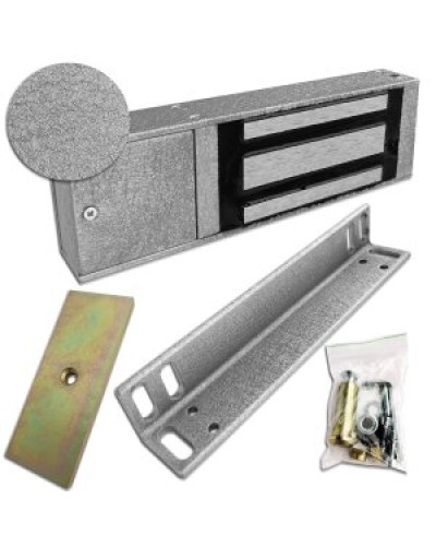 Замок электромагнитный Цифрал-250 ML ЦФРЛ.677100.002-02 серебристый шелк в Благовещенске Электромагнитные замки Pintop.ru