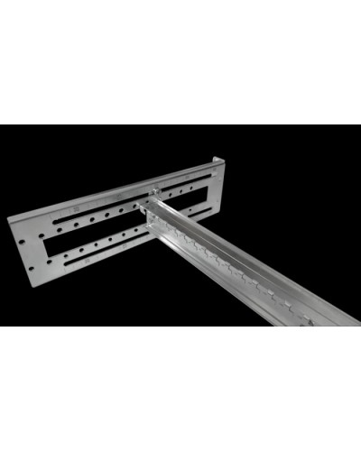 Панель 19 с DIN-рейкой регулируемая по глубине для установки коммутаторов ЦМО (STK-RACKMNT-704KA) в Благовещенске Аксессуары для стоек и шкафов Pintop.ru