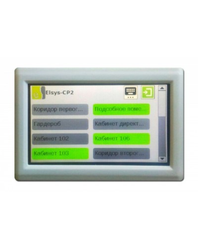 Клавиатура подсистемы охранной сигнализации Elsys-CP2 в Благовещенске Сетевая СКУД Elsys Pintop.ru