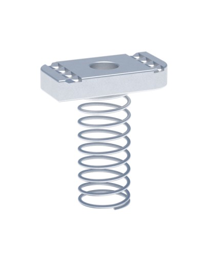 STRUT-гайка (канальная) М10 с длинной пружиной EKF (stgdpM10) в Благовещенске Крепеж Pintop.ru