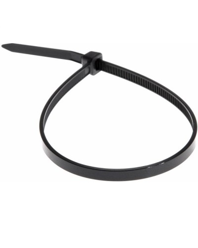 Хомут-стяжка нейлоновый 4х300 мм чёрный (100шт/уп) REXANT 07-0301 в Благовещенске Стяжки-хомуты Pintop.ru