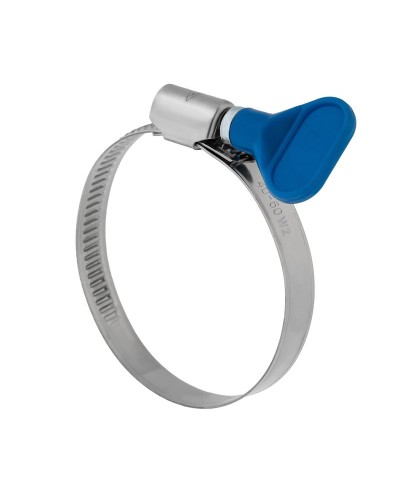 Хомут червячный 32-50/9-0,7мм, с ключом, нержавеющая сталь W2, (50 шт/уп) REXANT 07-0732-1 в Благовещенске Стяжки-хомуты Pintop.ru