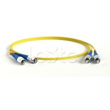 Патч-корд волоконно-оптический Hyperline FC-D2-9-LC/UR-LC/UR-H-1.5M-LSZH-YL